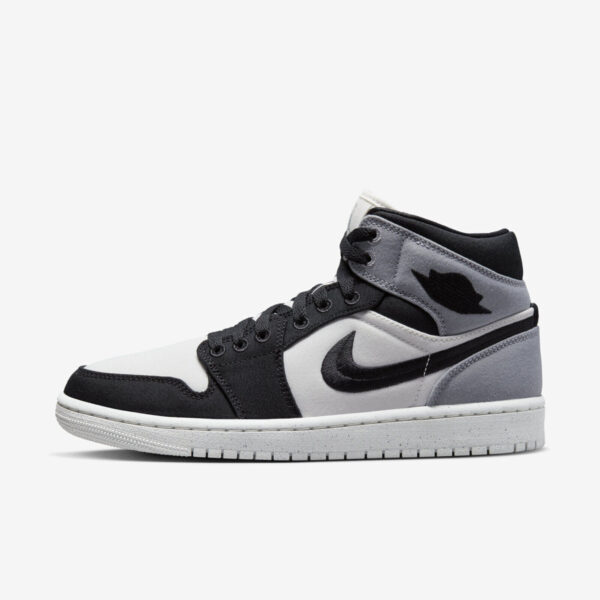 Jordan 1 Mid Canvas Scarpe Multicolore Donna