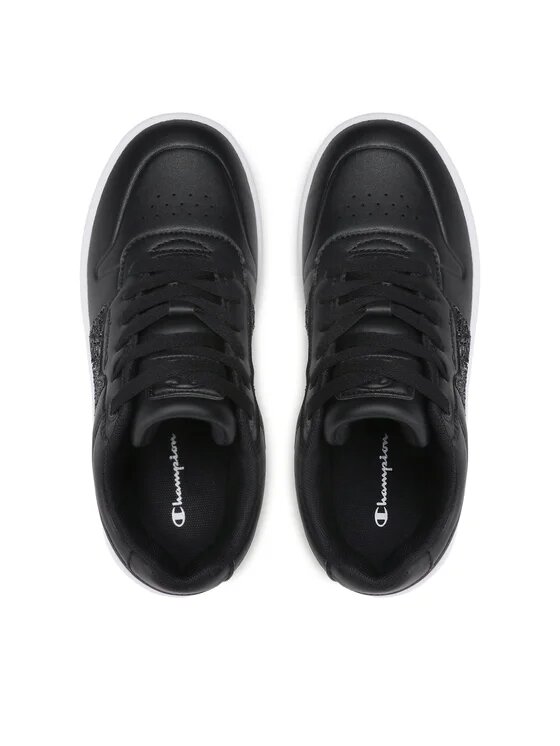 Champion Low Cut Shoe Rebound Platform Spark Scarpe Nere Bianche Donna