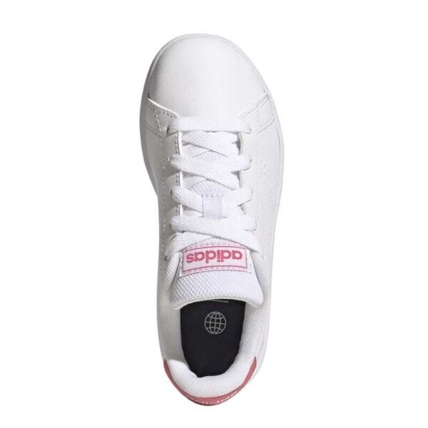 Adidas Advantage Lifestyle Court Lace Scarpe Bianche Bambina