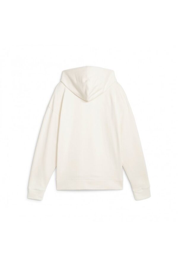 Puma Better Essentials Hoodie FL Sudor Felpa Con Cappuccio Bianco Donna