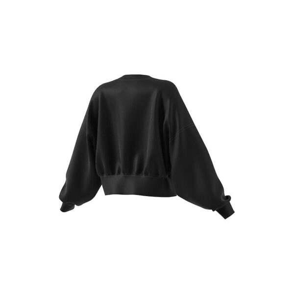 Adidas Adicolor Essentials Fleece Felpa Girocollo Nera Donna