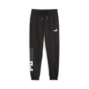 Puma Power Fl Cl Pantaloni Tuta Neri Uomo