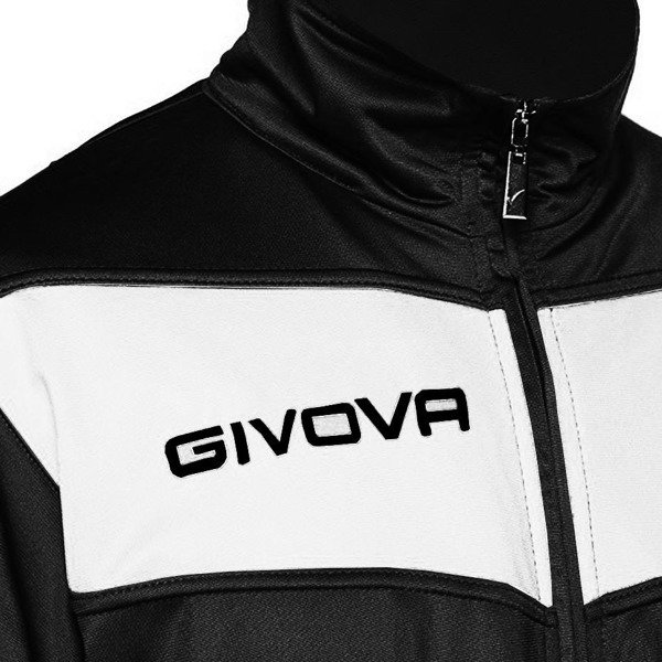 Givova Visa Completo Tuta Acetato Nero Bianco Uomo