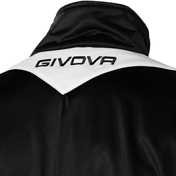 Givova Visa Completo Tuta Acetato Nero Bianco Uomo