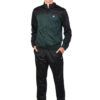 Champion Completo Tuta Acetato Nero Verde Uomo