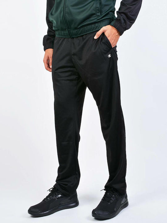Champion Completo Tuta Acetato Nero Verde Uomo