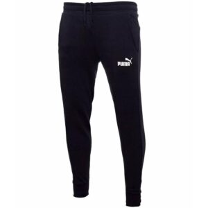 Puma Ess Logo Pantaloni Tuta Neri Uomo