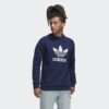 Adidas Adicolor Classics Trefoil Felpa Girocollo Blu Uomo
