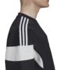 Adidas Adicolor Classics Cut Line Crew  Felpa Girocollo Nera Bianca Uomo
