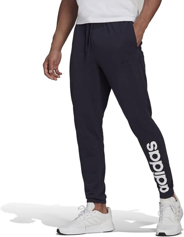 Adidas Essentials Single Jersey Tapered Elastic  Pantaloni Tuta Blu Uomo