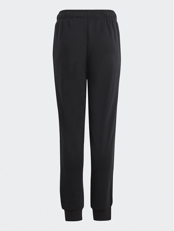 Adidas Essentials Regular Fit Big Logo Pantaloni Tuta Neri Bambini