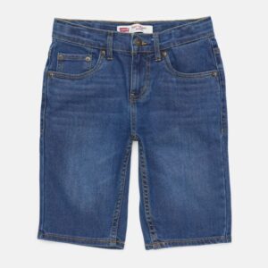 Levi's Slim Fit Eco Performance Bermuda Di Jeans Blu Denim  Bambino