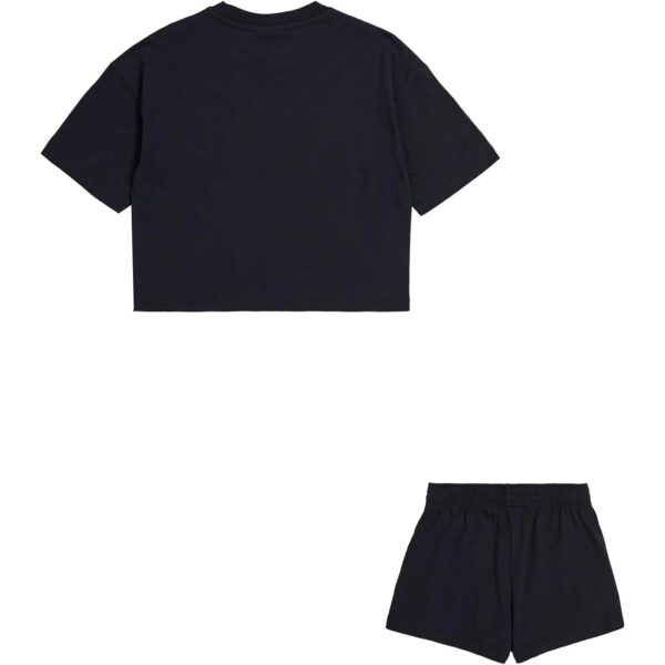 Champion Light Cotton Jersey Completo Tuta Nero Bambino