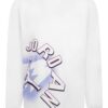 Jordan The Starter T-shirt Maniche Lunghe Bianca Bambini Ragazzi