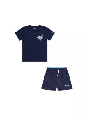 Champion Jr Summer Completo Blu Bambino
