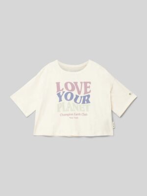 Champion Corp T-shirt Bianca Bambina
