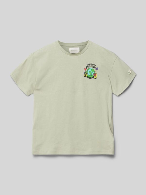 Champion Cozy Fit T-shirt Bianca Bambino