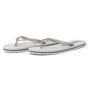 Champion Flip Flop  Wm's Infradito Bianco Silver  Donna