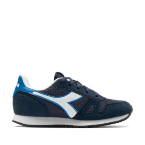 Diadora Simple Run Gs Scarpe Blu Bianche Bambino