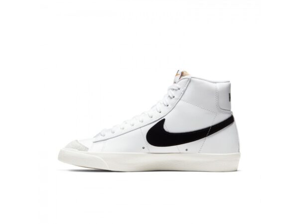 Nike Blazer Mid 77 Scarpe Alte Bianche Nere Donna
