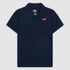 Levi Bat Neck Tape Polo Nera Bambino