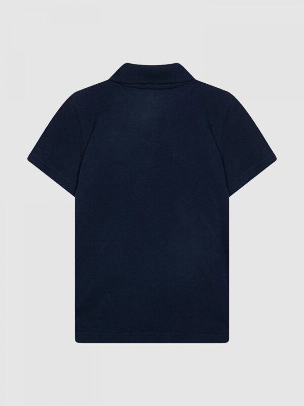 Levi Bat Neck Tape Polo Nera Bambino