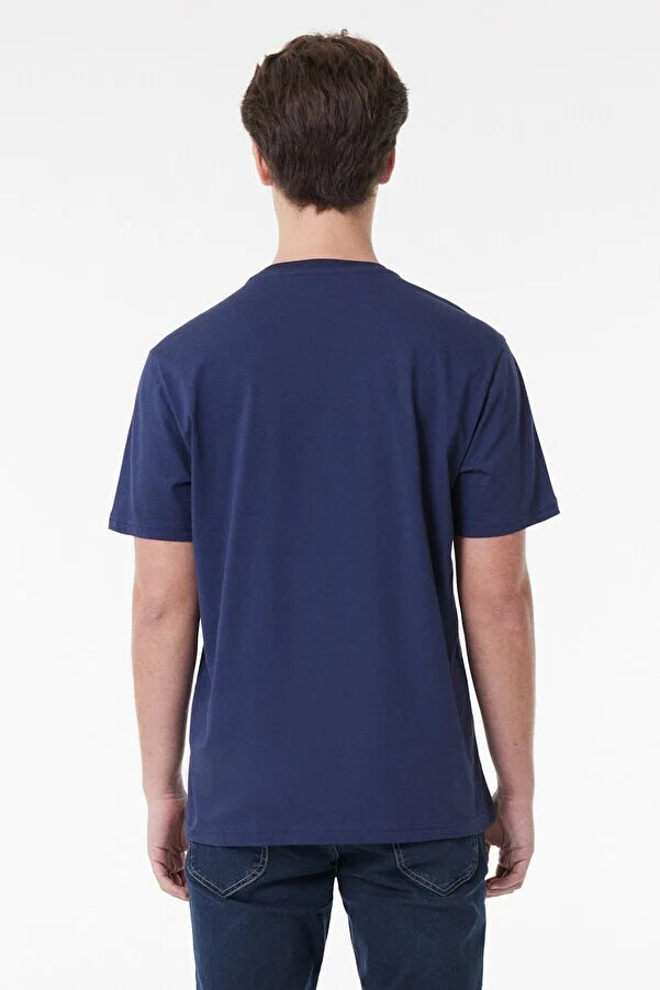 Lee Wobbly Logo Tee T-shirt Blu Uomo