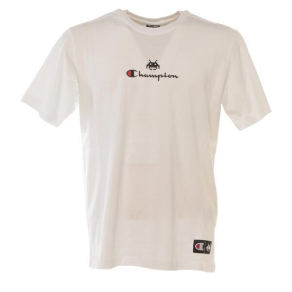 Champion Crewneck T-Shirt Bianca Uomo