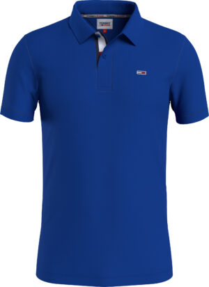 Tommy Hilfiger  Polo con Patch Logo Blu Uomo