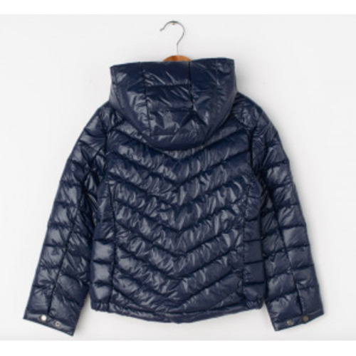 Guess Giubbotto Con Cappuccio Blu Bambino
