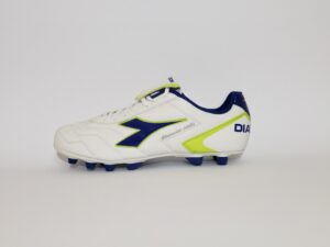 Diadora Clasico Aris Scarpe Da Calcio  Bianche Blu Uomo