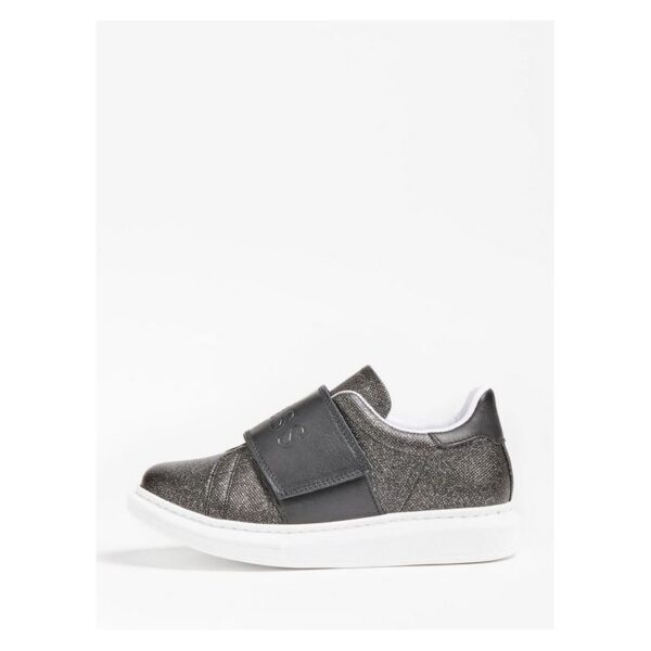 Guess Giella Fljgie Ele12 Scarpe In pelle Grigie Nere Bianche Donna