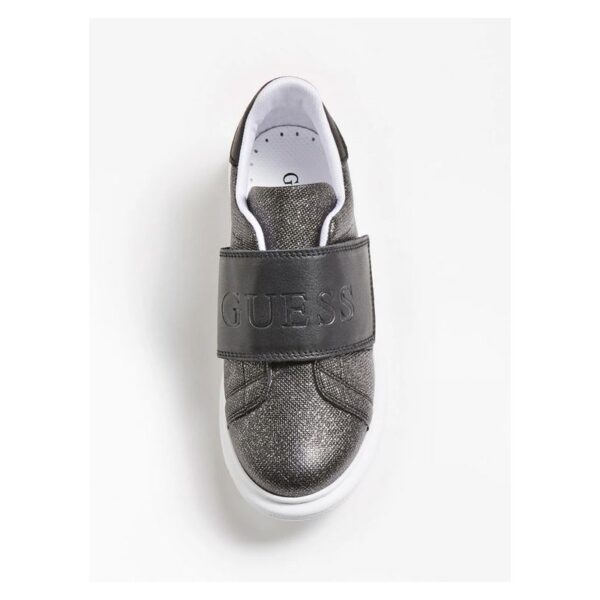 Guess Giella Fljgie Ele12 Scarpe In pelle Grigie Nere Bianche Donna