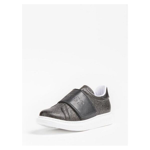 Guess Giella Fljgie Ele12 Scarpe In pelle Grigie Nere Bianche Donna
