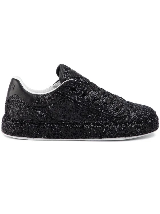 Guess Scarpe Nero Glitterato Donna