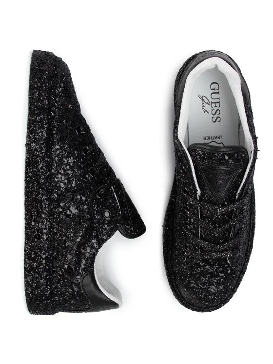 Guess Scarpe Nero Glitterato Donna
