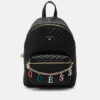 Guess Zaino Trapuntato In Pelle Nera