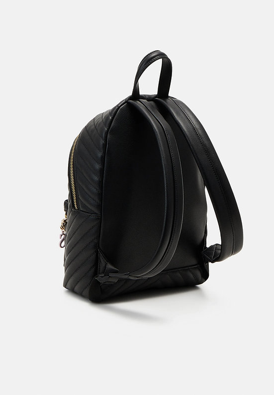 Guess Zaino Trapuntato In Pelle Nera