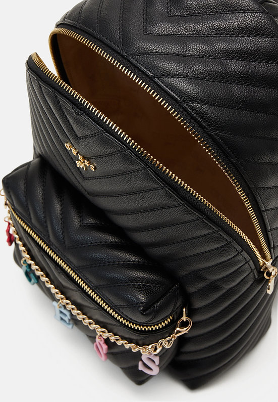 Guess Zaino Trapuntato In Pelle Nera