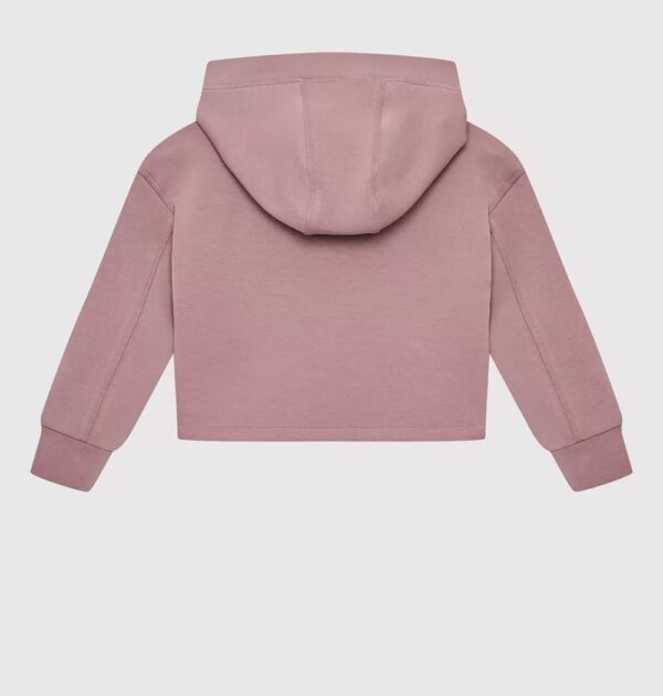 Guess Hooded LS Active Top Fela Con Cppuccio Rosa Bambina