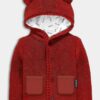 Guess Hooded Cardigan Con Cappuccio Total Red Bambino