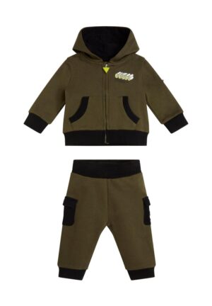 Guess Completo Tuta Verde Bambino