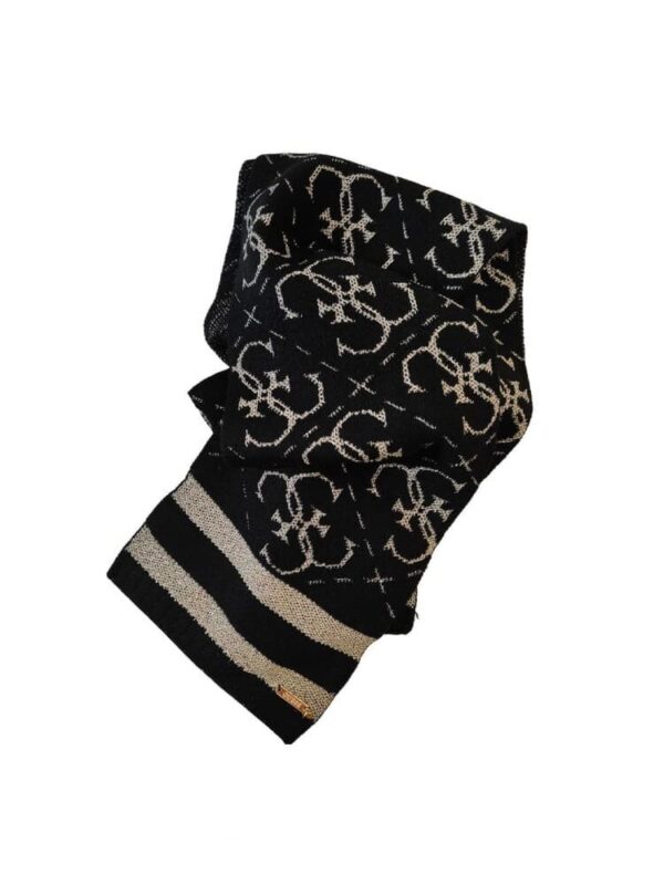 Guess Logo Set 2 Pezzi Cappelo Scaiarpa Nero Bambini