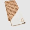 Guess Sciarpa Beige Marrone Chiaro Donna