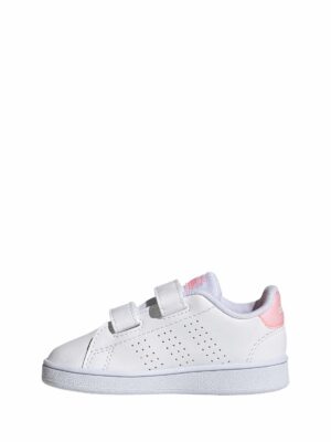 Adidas Advantage Scarpe Bianche Rosa Bambina