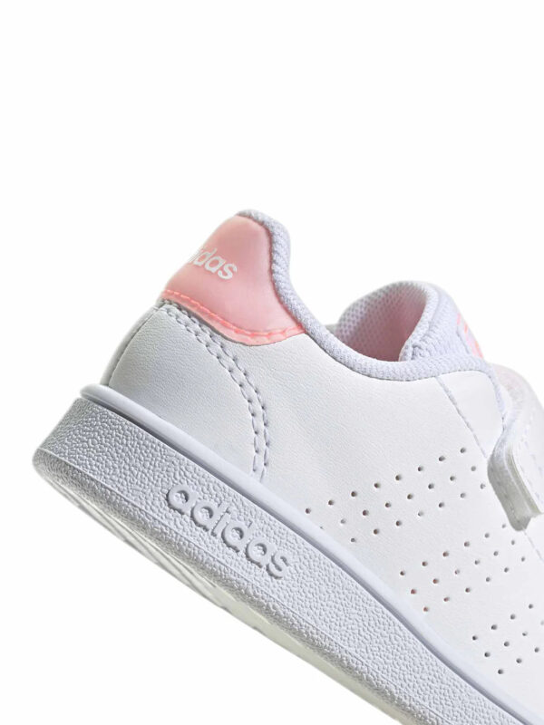 Adidas Advantage Scarpe Bianche Rosa Bambina