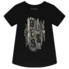 Guess  Embellished Logo T-shirt Nera Bambina
