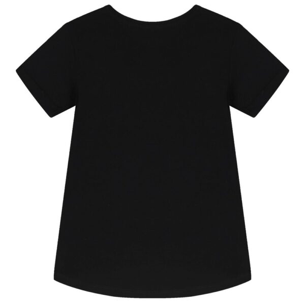 Guess  Embellished Logo T-shirt Nera Bambina