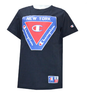 Champion Boy Crewneck T-Shirt Nera Bambino