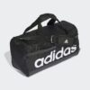 Adidas Linear Duffel Borsone Da Palestra Nero Bianco